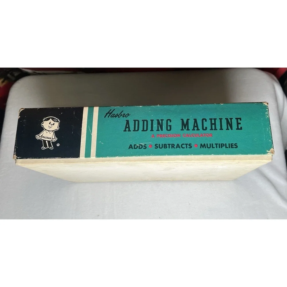 Hasbro Adding Machine A Precision Calculator Vintage 1960‎